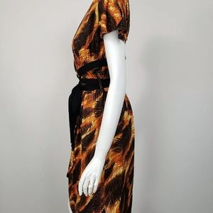 Roberto Cavalli wrapped dress Sz 42